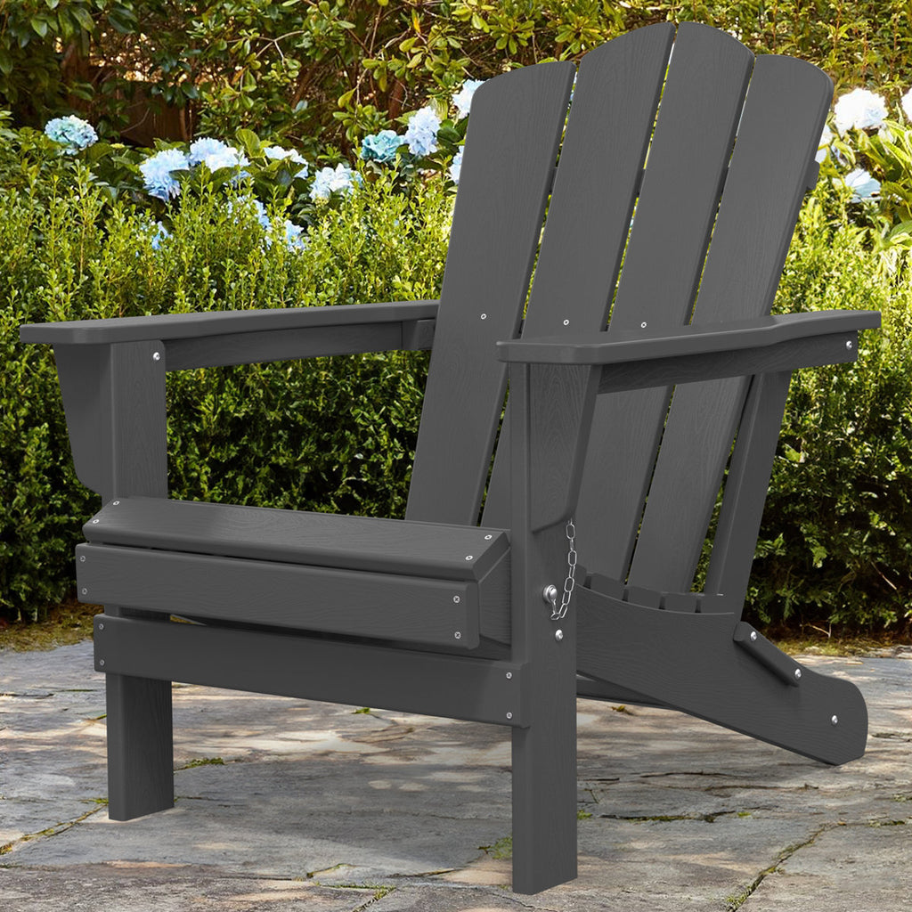 Delman Foldable Outdoor Adirondack Chair
