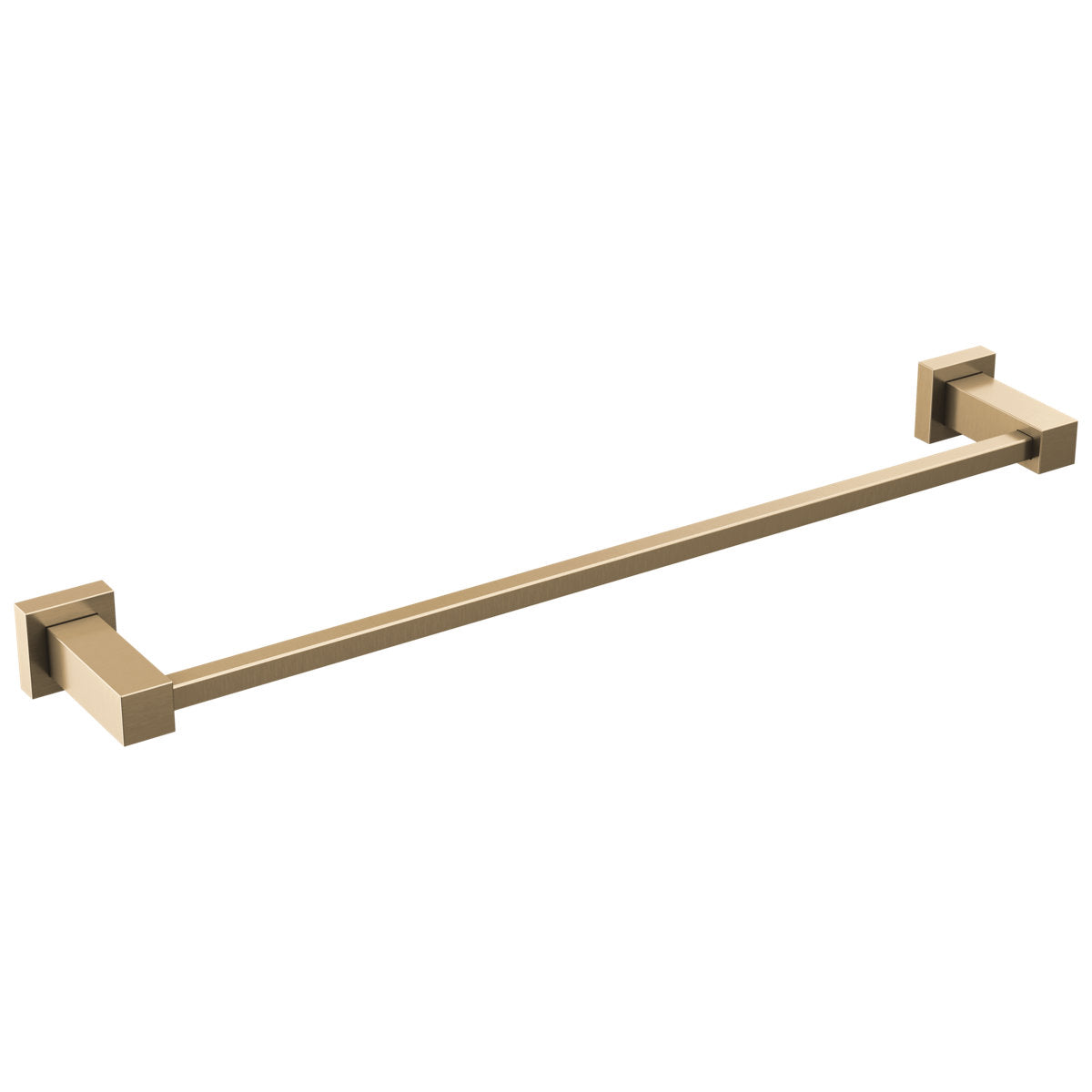 Delta Faucet Velum 18-Inch Single Towel Bar, Gold Bathroom Towel Holder, Wall Mounted Towel Rack, Towel Hanger, Champagne Bronze IAO20818-CZ