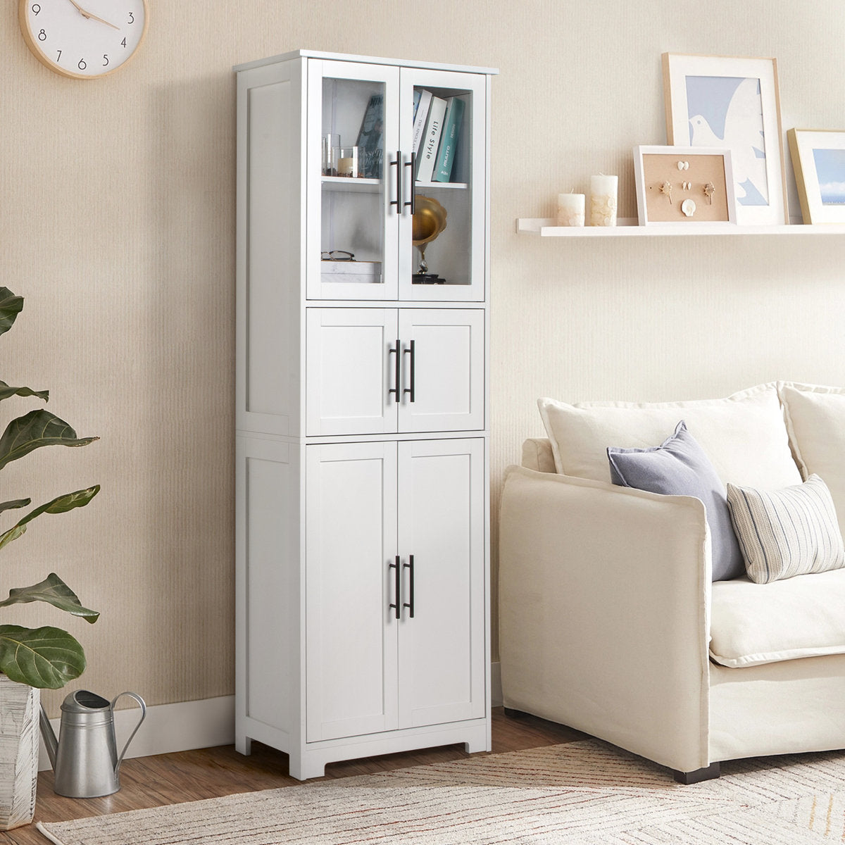 Deno Freestanding Linen Cabinet