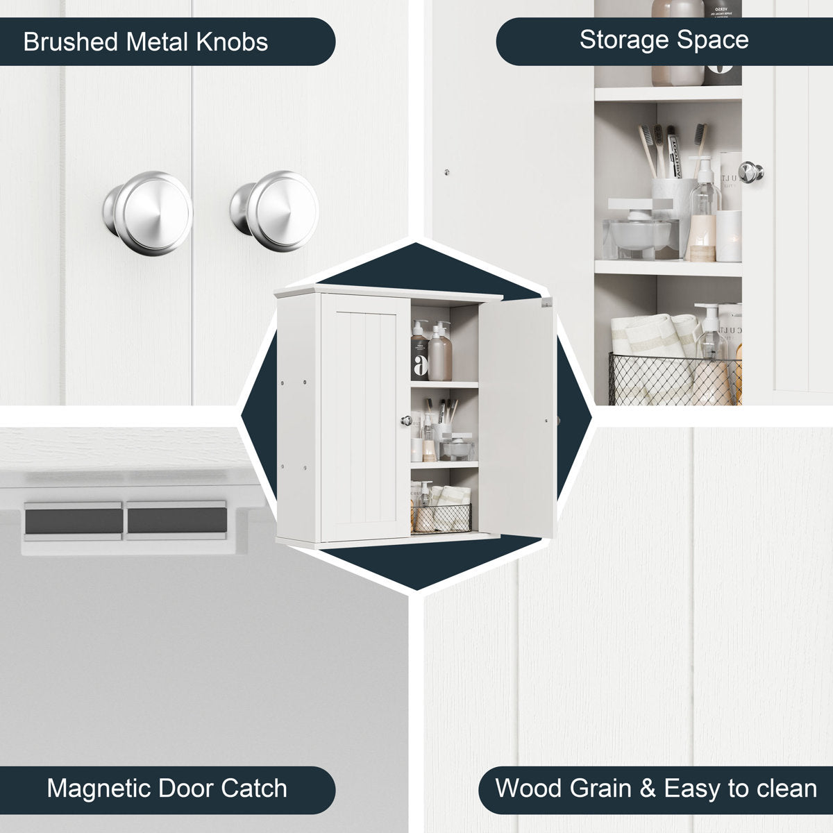 Deyaa Wooden Wall Cabinet