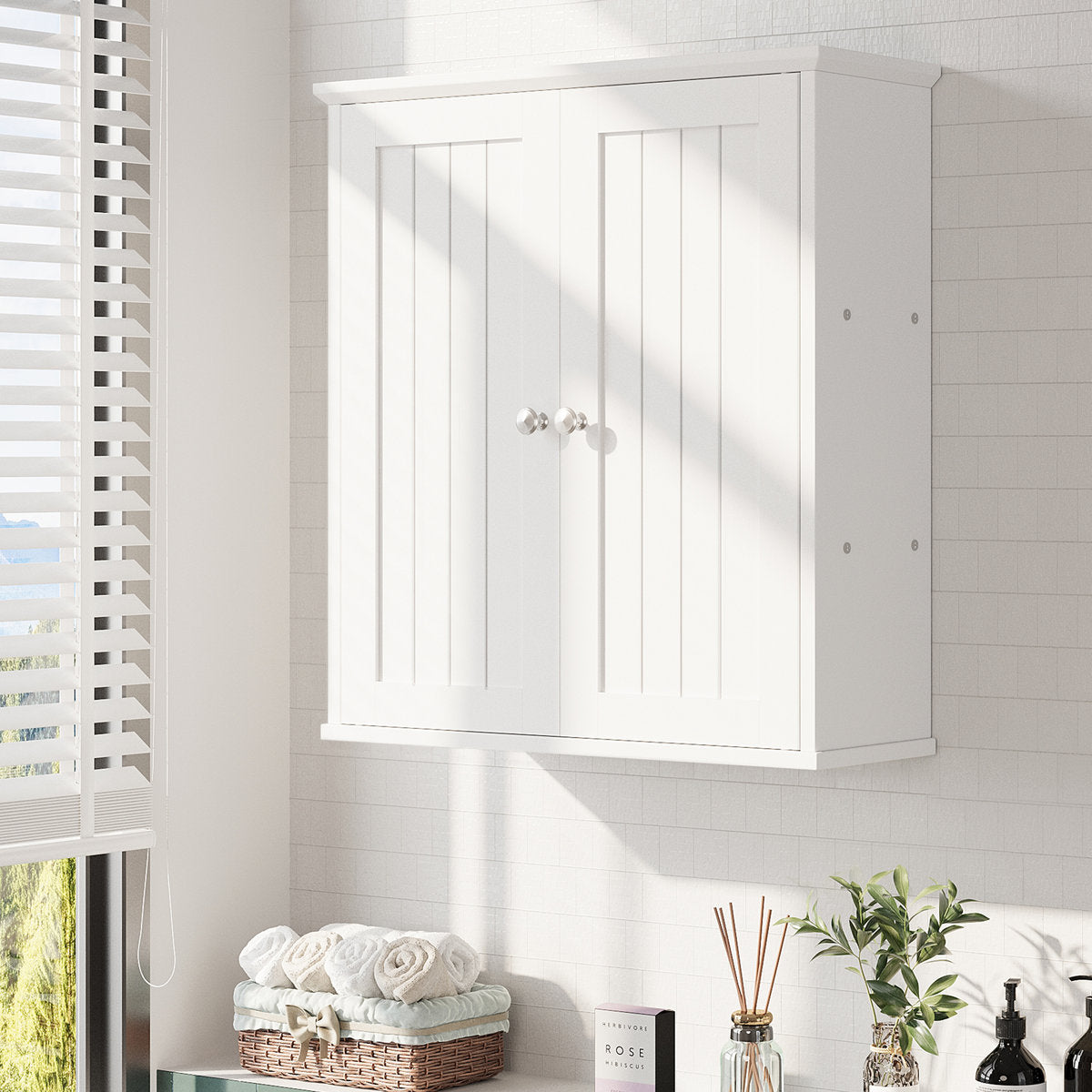 Deyaa Wooden Wall Cabinet