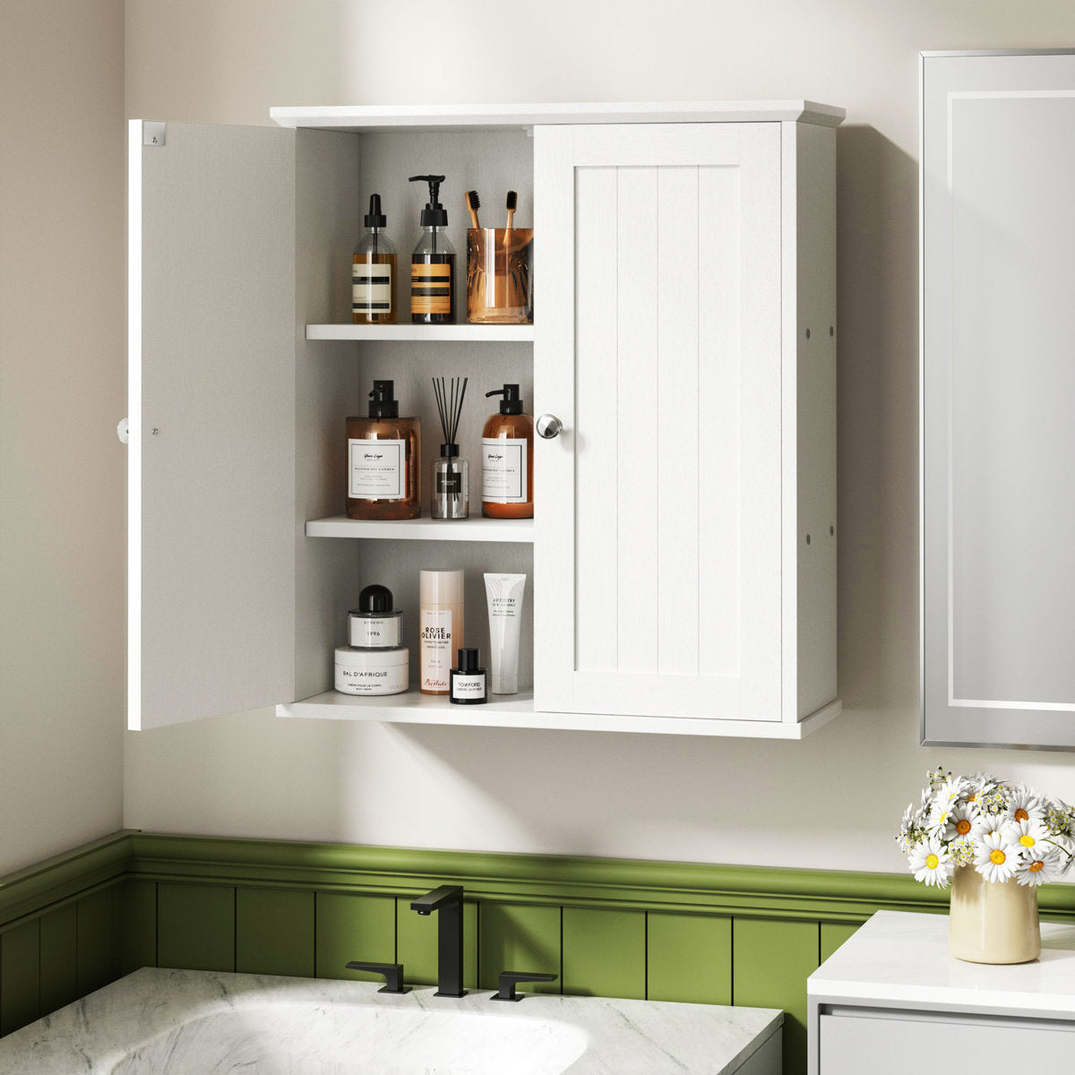 Deyaa Wooden Wall Cabinet