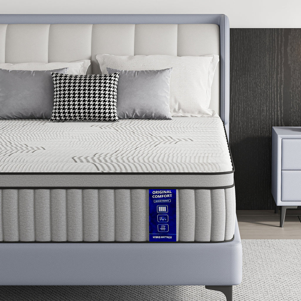 EGOHOME 12" Medium Hybrid Mattress