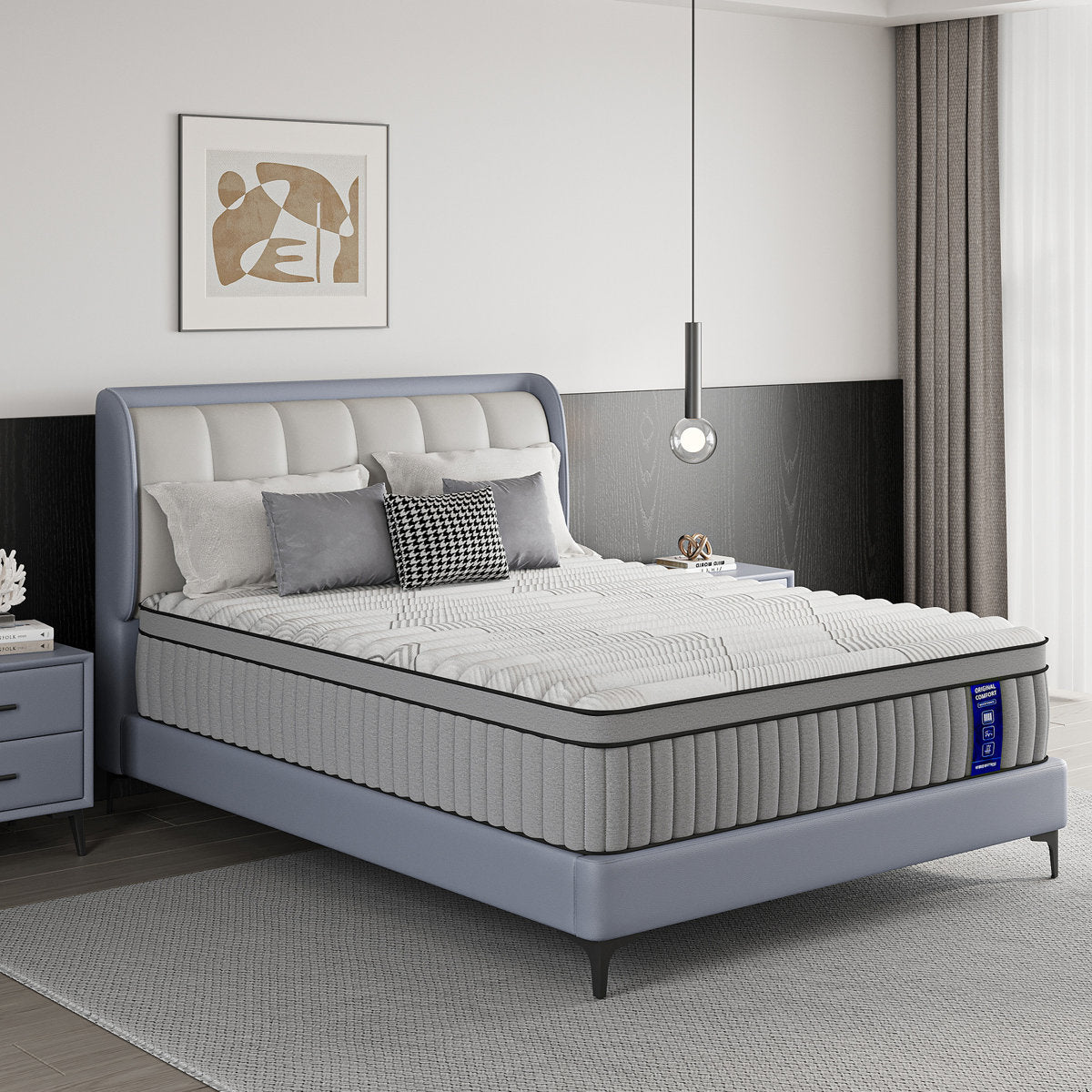EGOHOME 14" Medium Hybrid Mattress