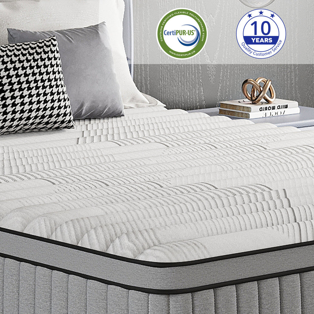 EGOHOME 14" Medium Hybrid Mattress