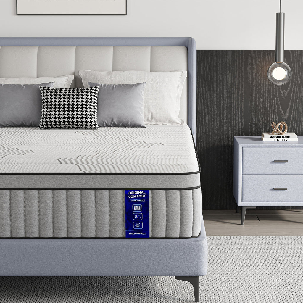 EGOHOME 14" Medium Hybrid Mattress