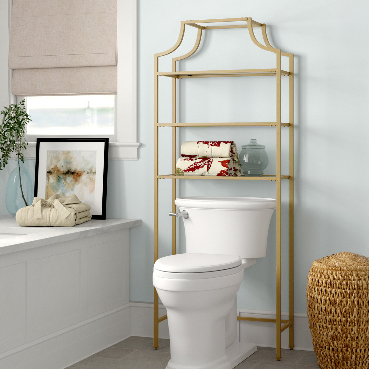 Eiffe Freestanding Over the Toilet Storage