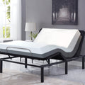 Electric Adjustable Bed Base with Wireless Remote — Ideal for Seniors, Pain-Relief Design, Head & Foot Incline for Back Pain