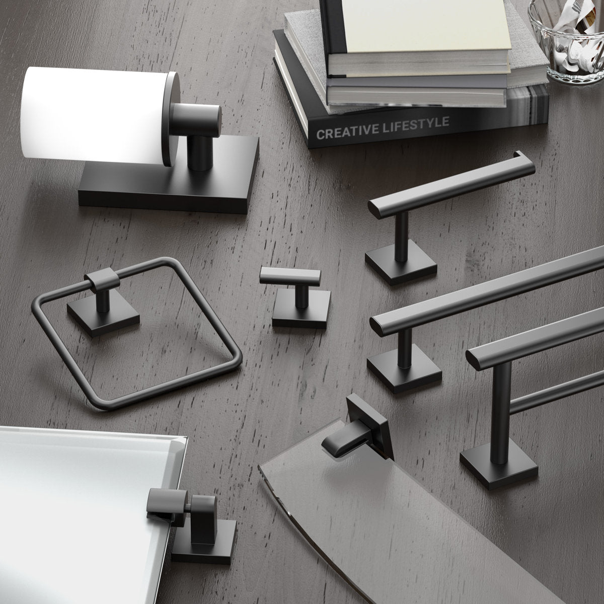 Elevate 8" Hand Towel Bar 4051MXB