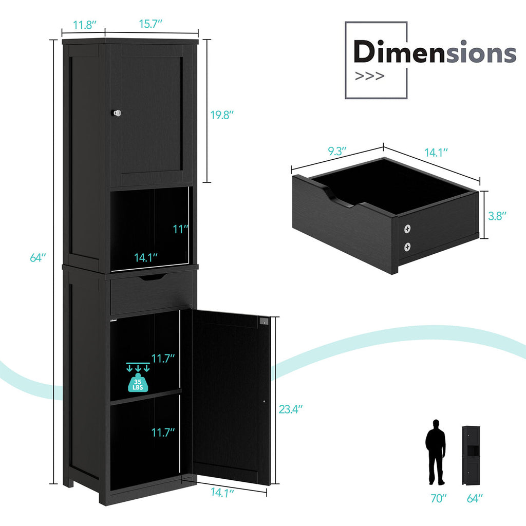 Ellory Freestanding Bathroom Cabinet