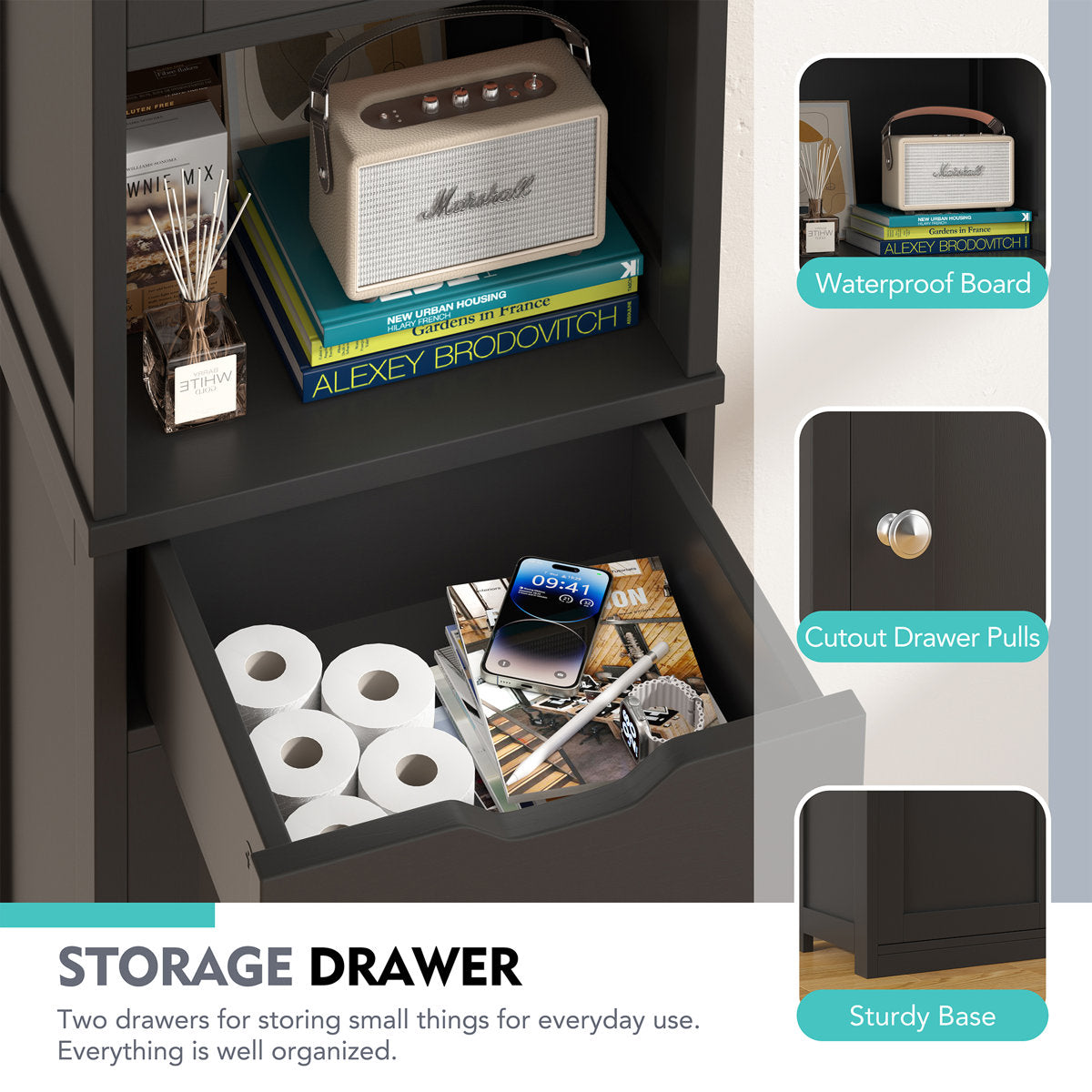 Ellory Freestanding Bathroom Cabinet