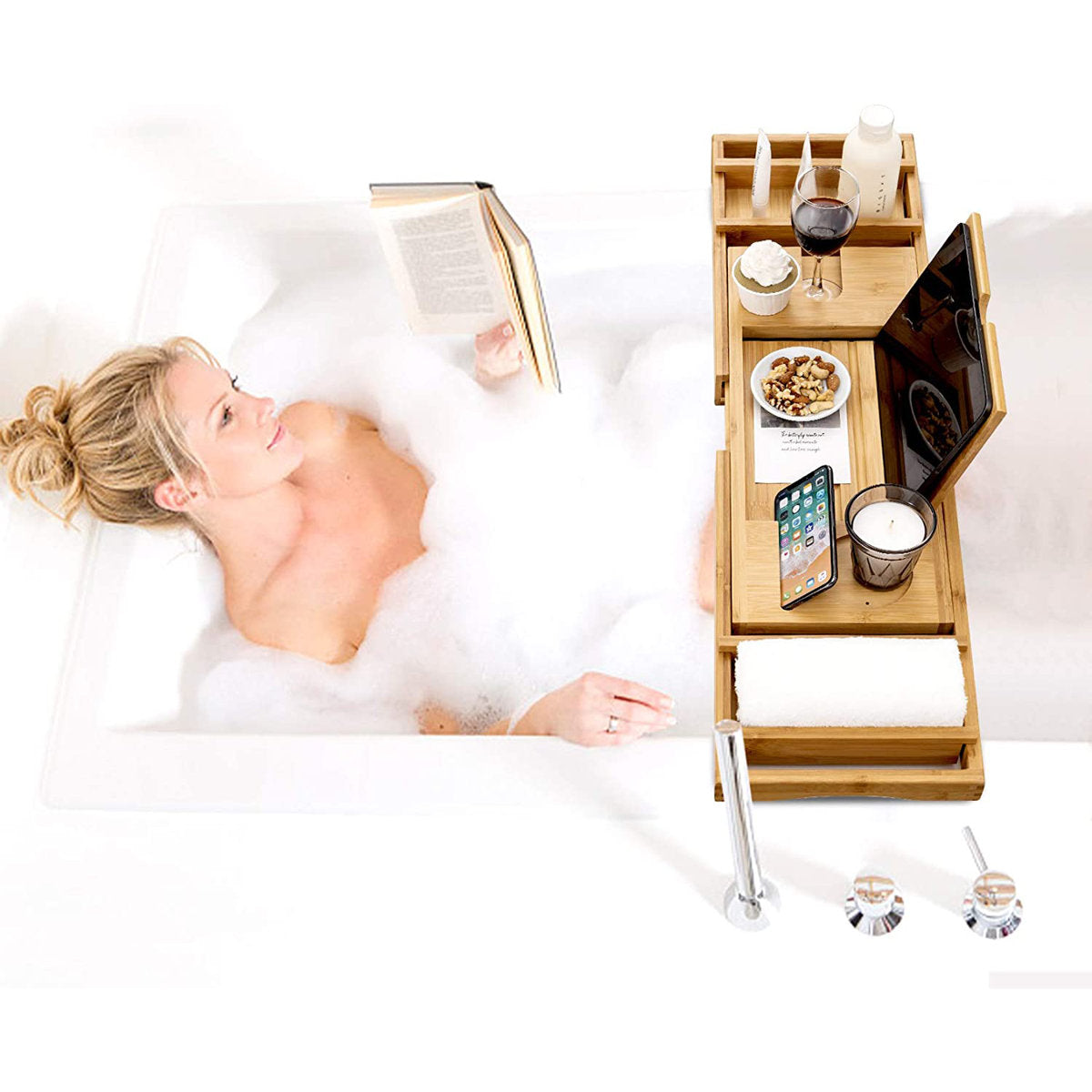 Eras Bamboo Bath Caddy