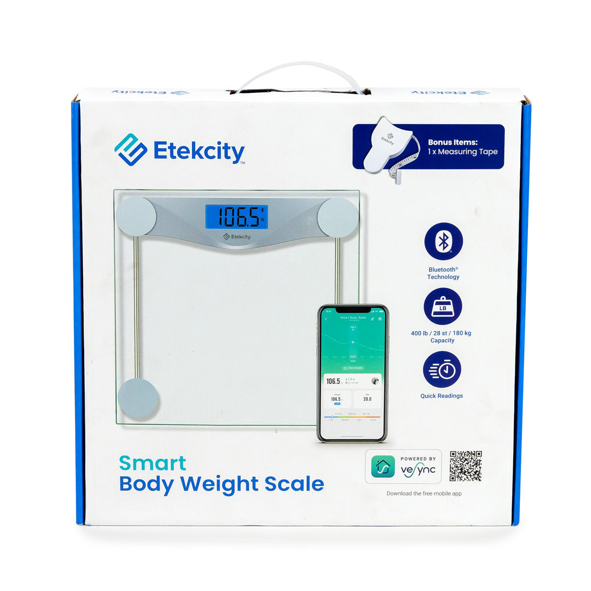 Etekcity Smart Body Weight Scale