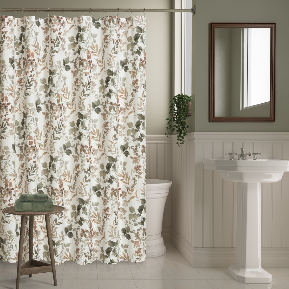 Evergreen Shower Curtain Shower Curtain