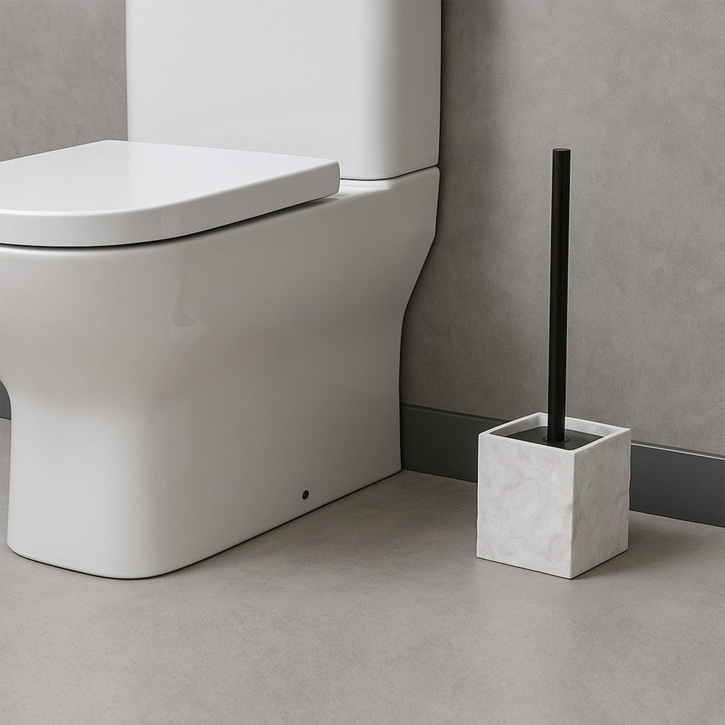 Evideco Resin Toilet Brush And Holder