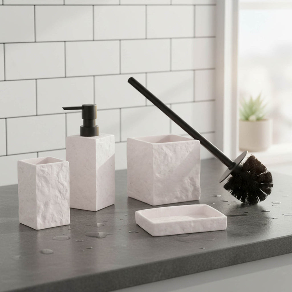 Evideco Resin Toilet Brush And Holder