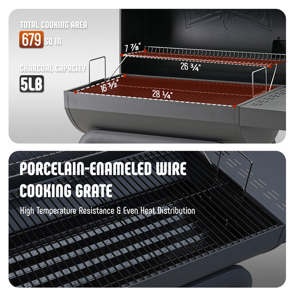 Feasto Charcoal Grill with Cover
