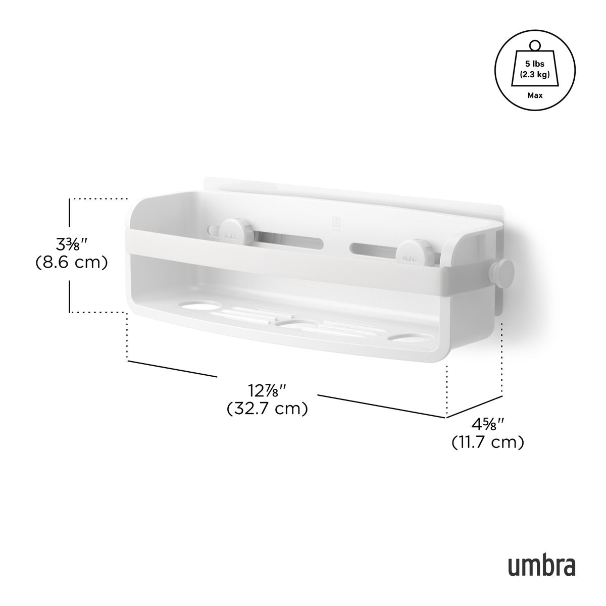 Flex Adhesive Shower Basket