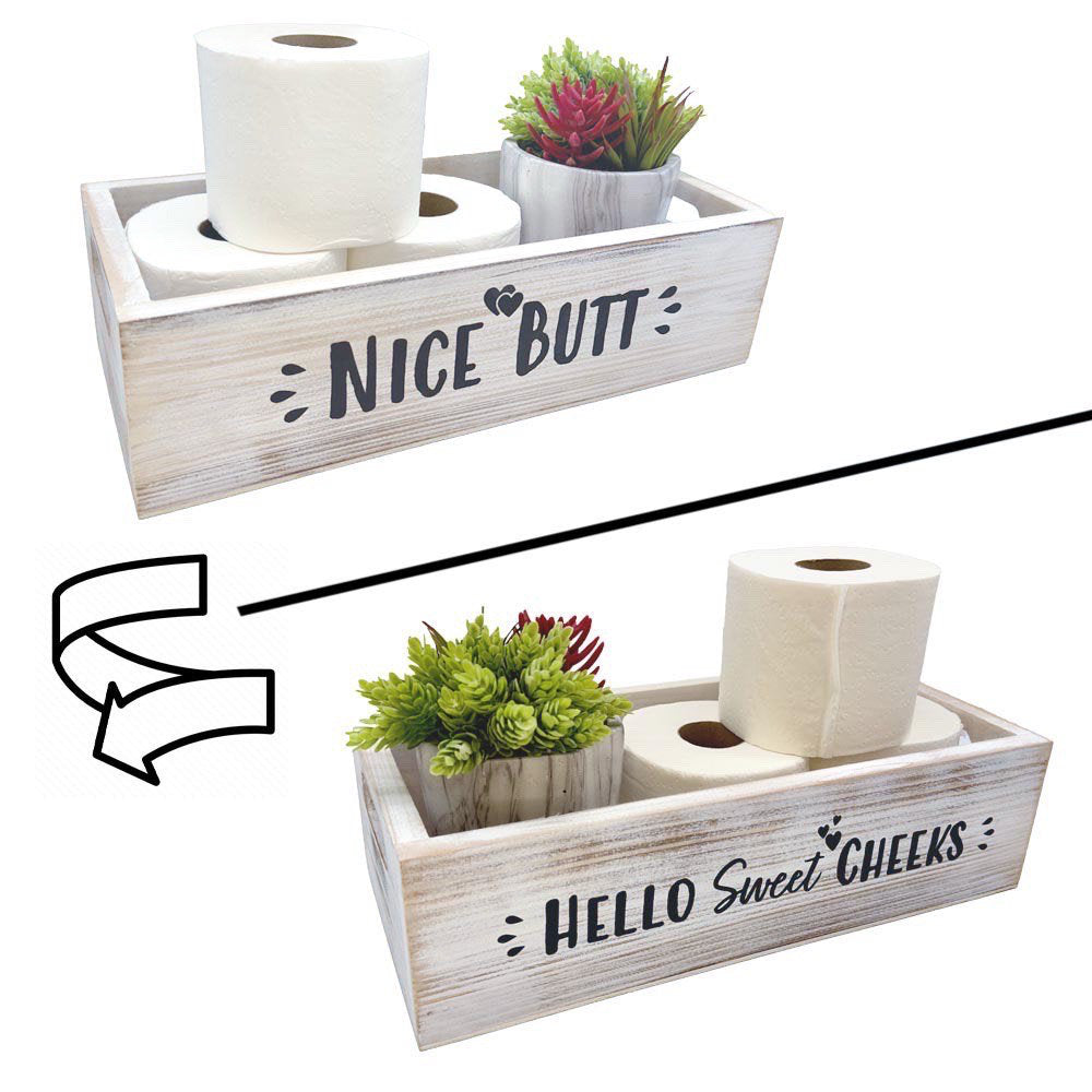 Free Standing Toilet Paper Holder ABN5E134-WHT