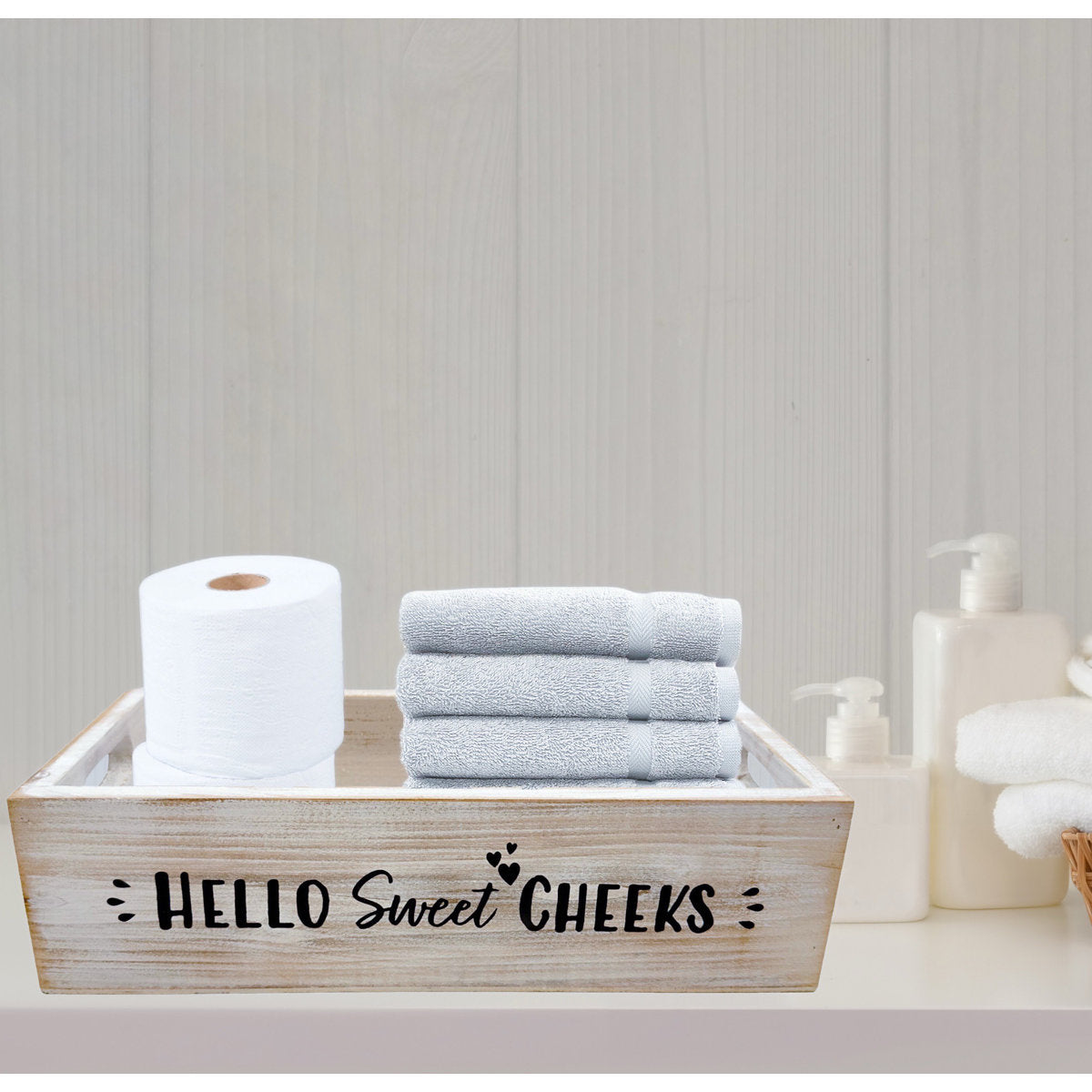 Free Standing Toilet Paper Holder ABN5E134-WHT