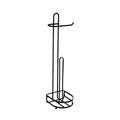 Free Standing Toilet Paper Holder EL-44043-BLACK