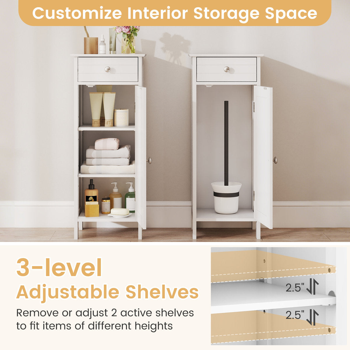 Freestanding Bathroom Cabinet