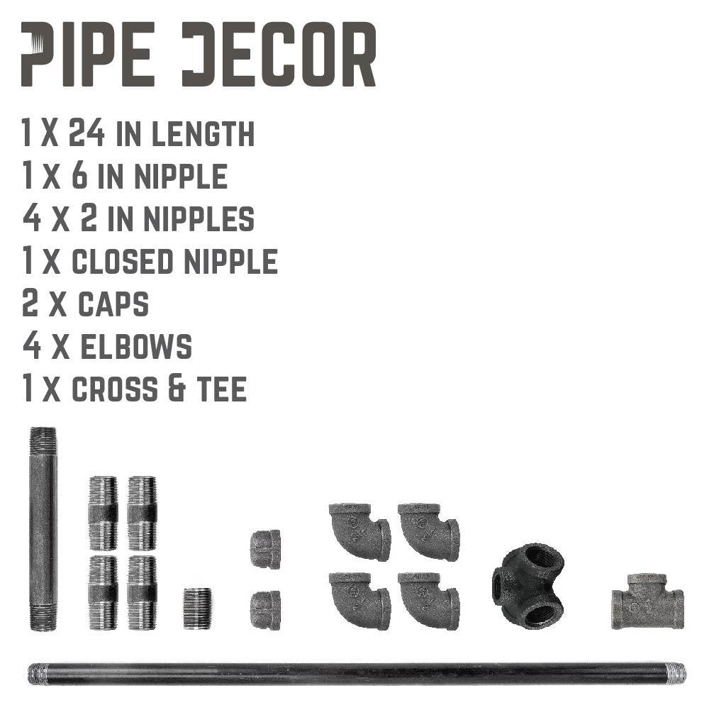 Freestanding Industrial Pipe Toilet Paper Holder 365 PD6856
