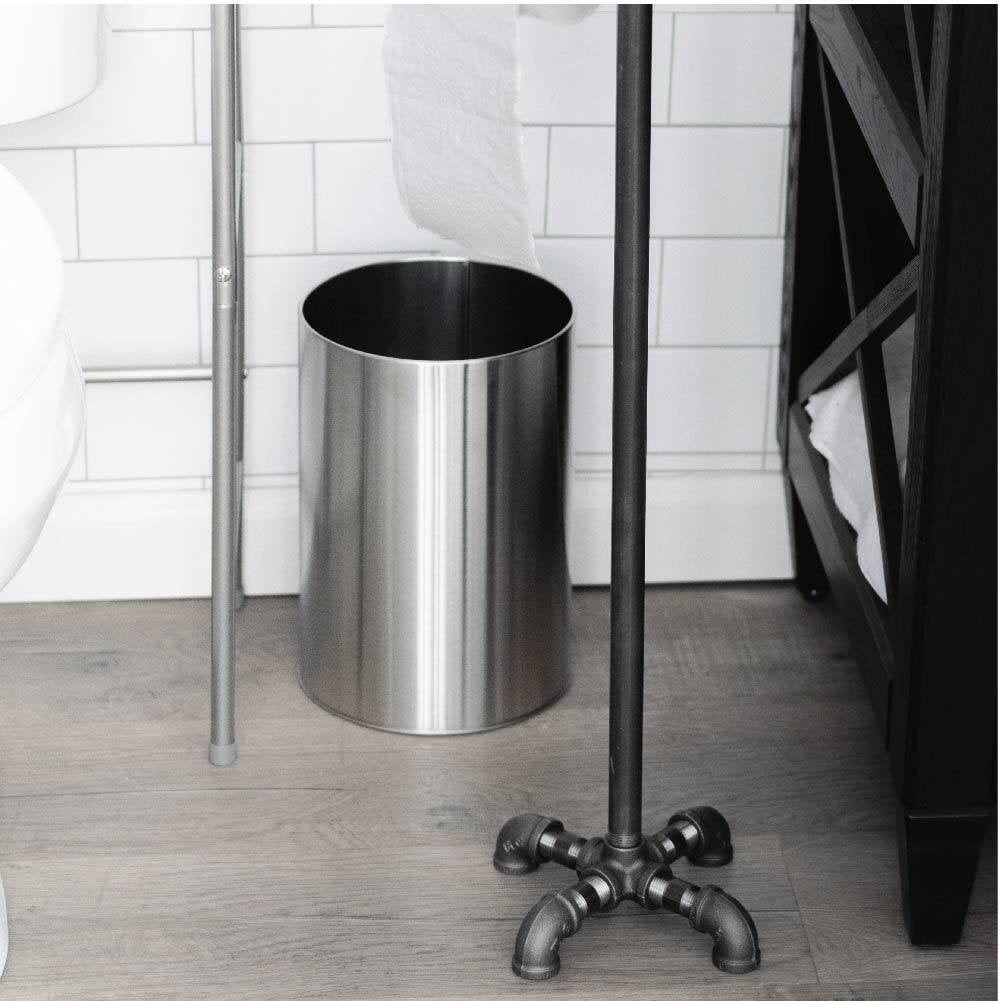 Freestanding Industrial Pipe Toilet Paper Holder 365 PD6856