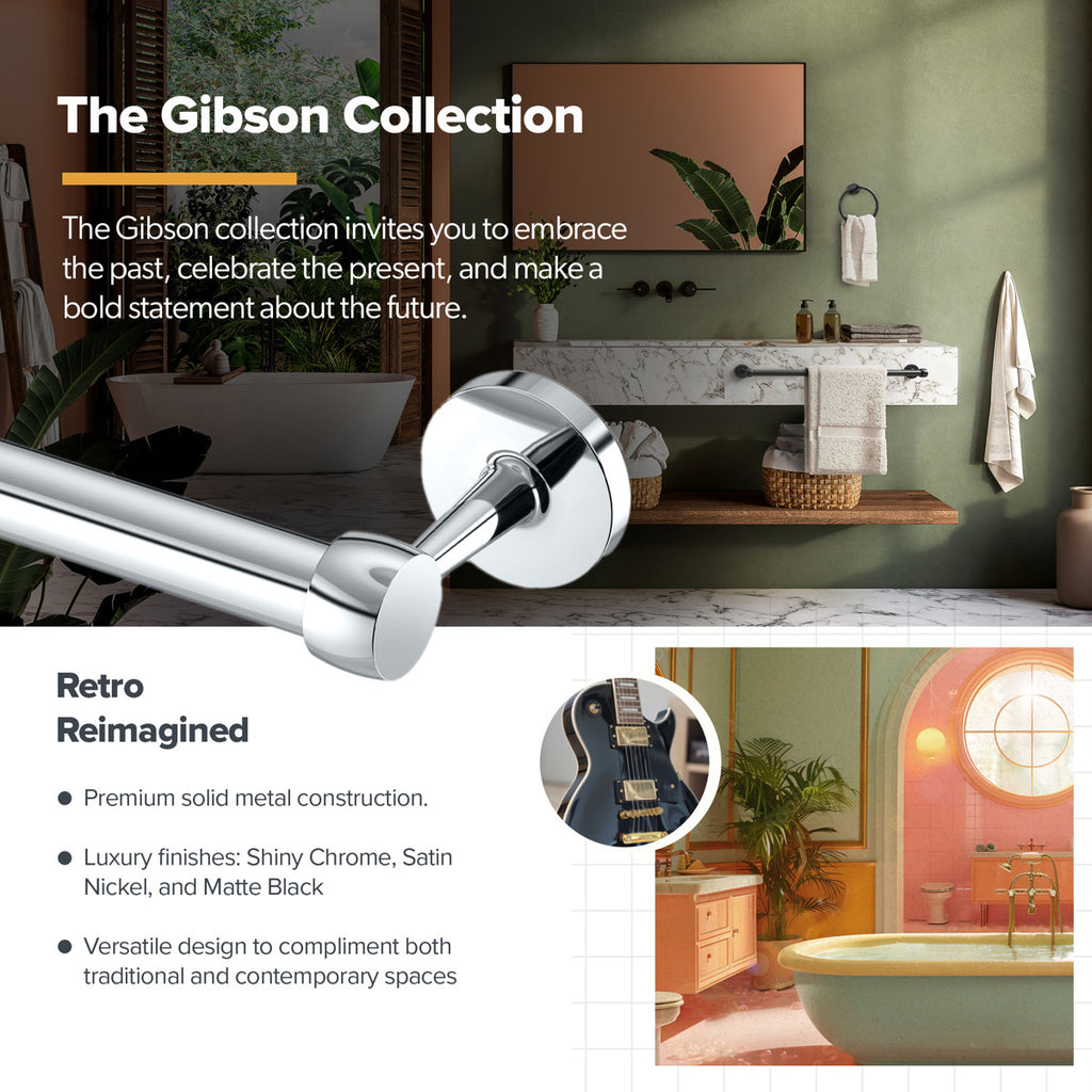 Gibson Wall Hook | Satin Nickel 5215SN