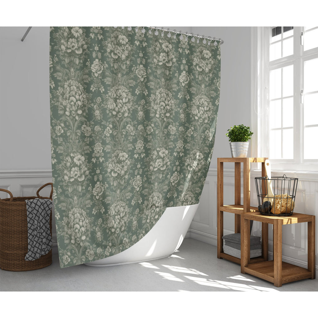 Glendower Floral Shower Curtain