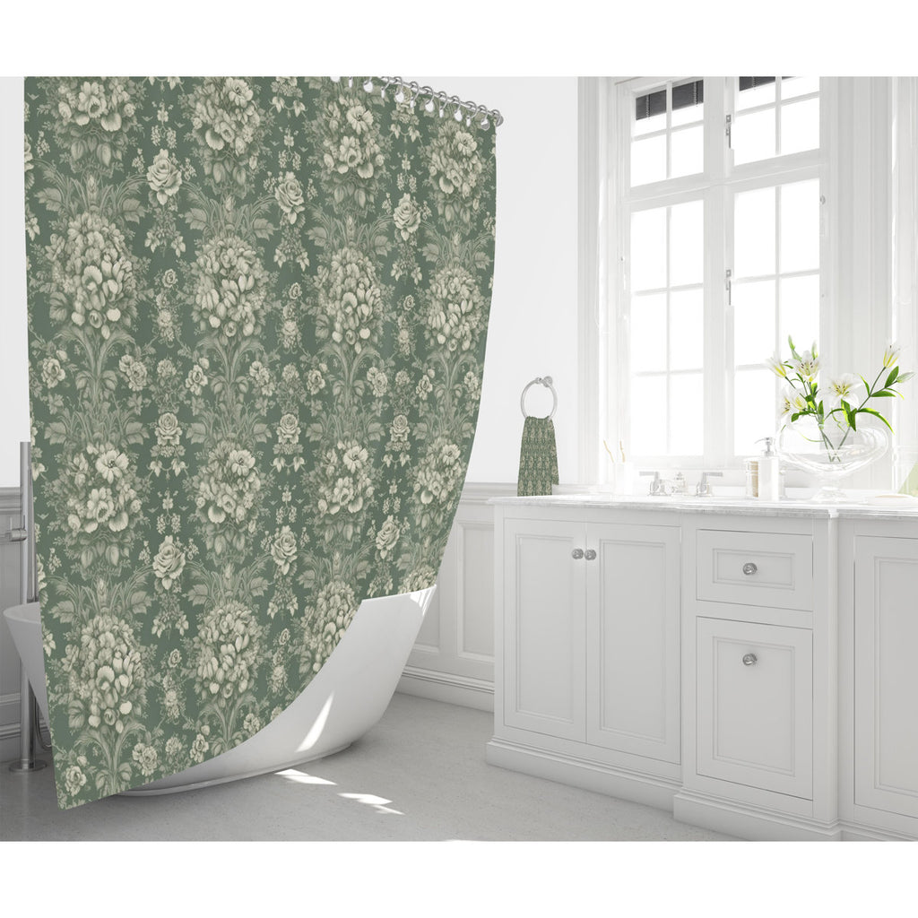 Glendower Floral Shower Curtain