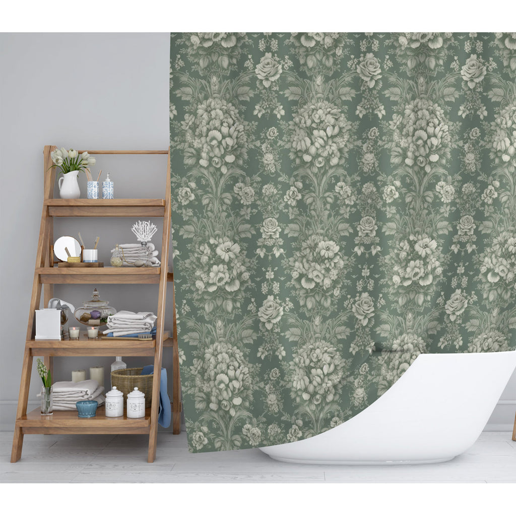Glendower Floral Shower Curtain