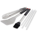 GrillPro Deluxe 7 Pcs Grill Tool Set with Soft Rubber Grips