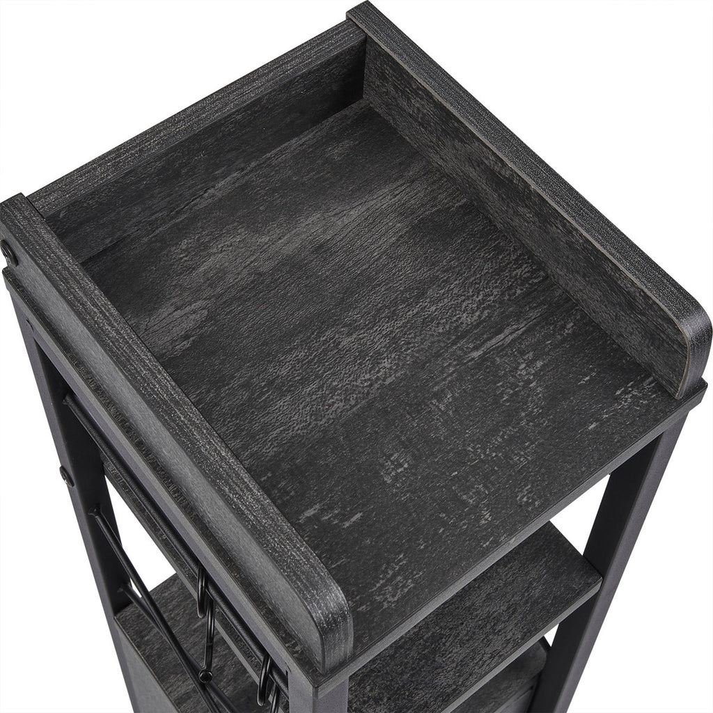 Haslom Freestanding Linen Cabinet