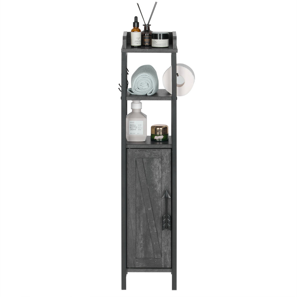 Haslom Freestanding Linen Cabinet