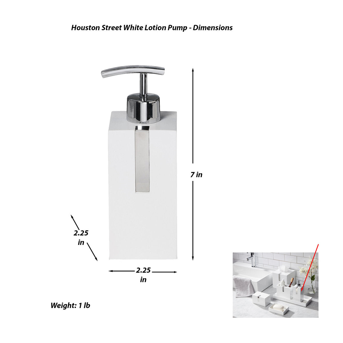 Houston Street Bathroom Accessory Set