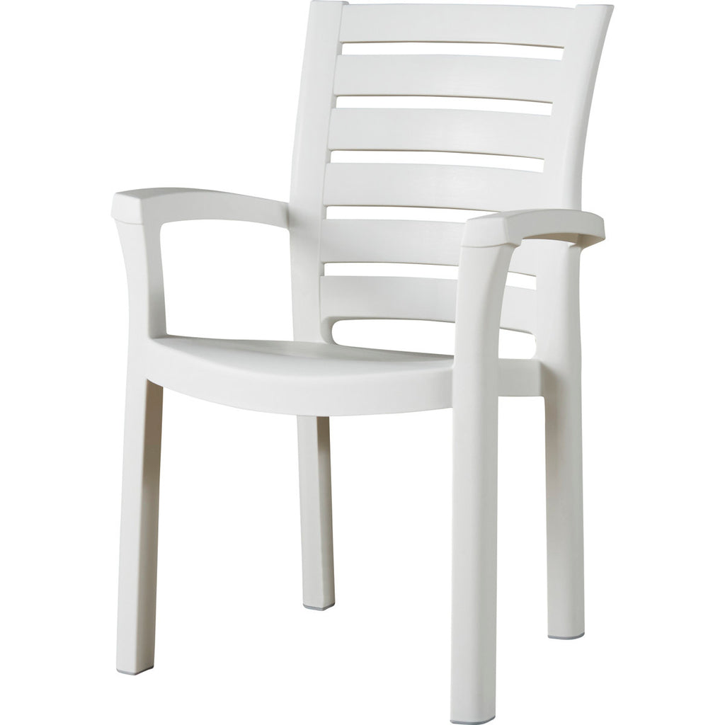 Isabell Stacking Patio Dining Armchair (Set of 2)