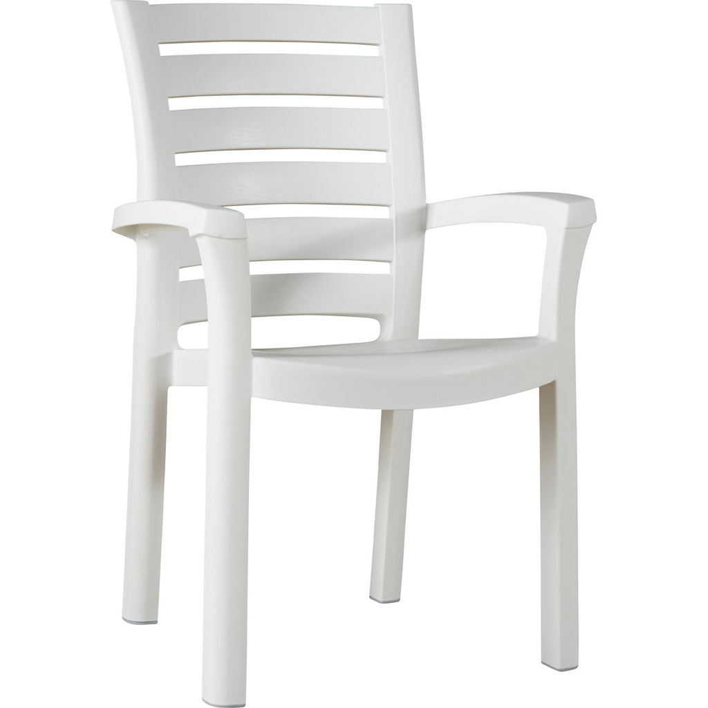 Isabell Stacking Patio Dining Armchair (Set of 2)