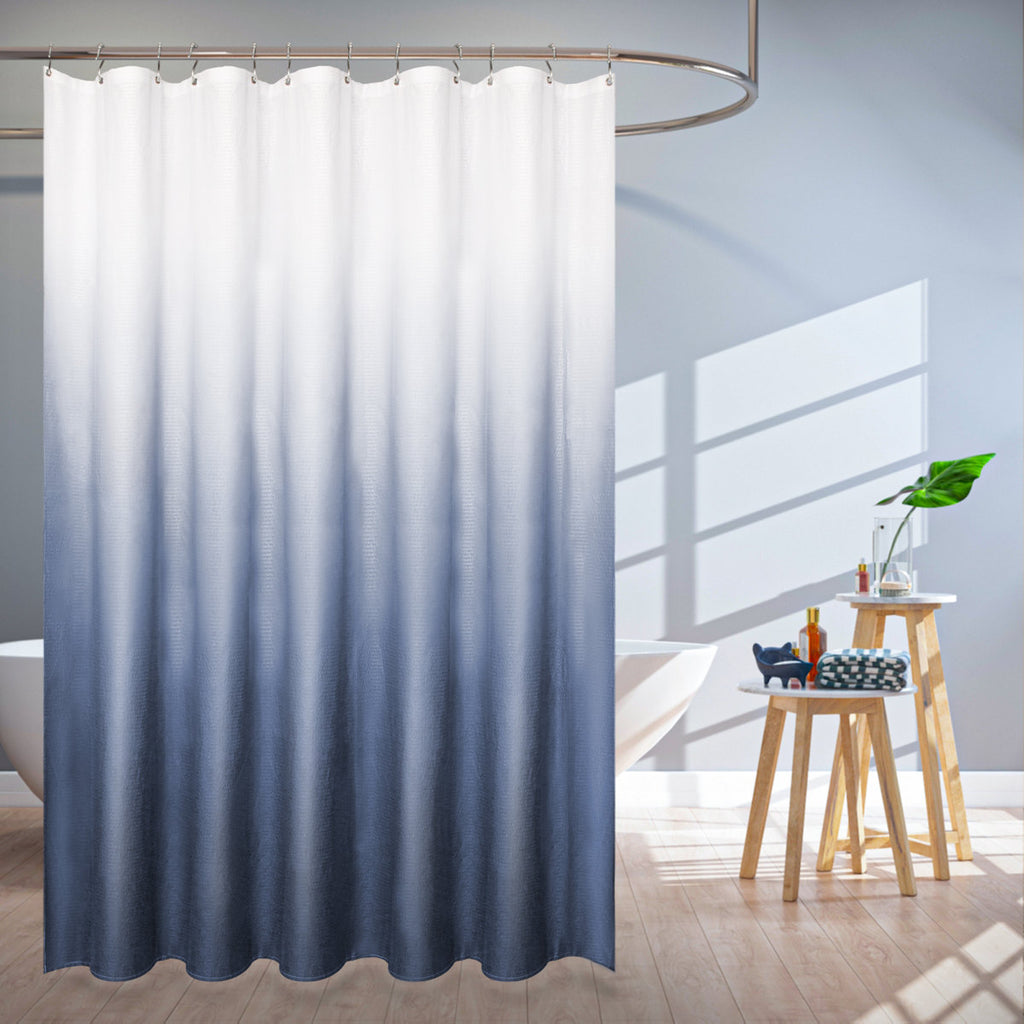 Jaedan Ombre Shower Curtain with Hooks Included