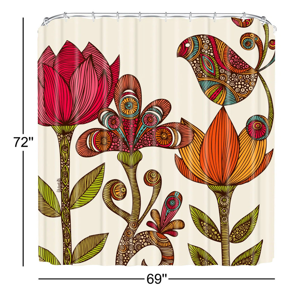 Jonesville Floral Shower Curtain