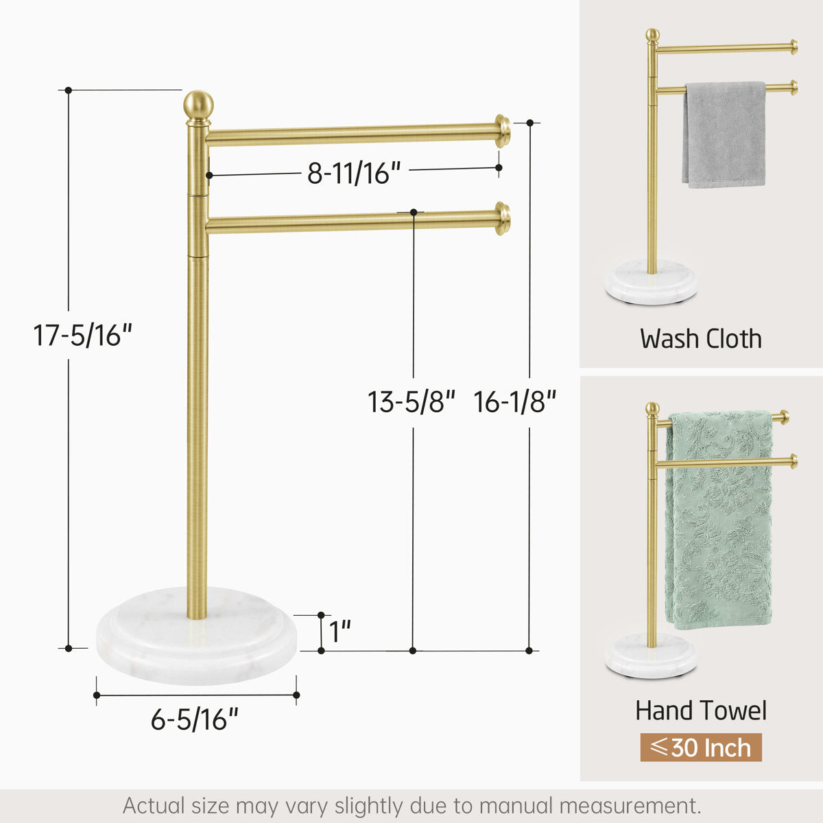KES Bathroom Towel Holder Free Standing BTH242-BZ-C1