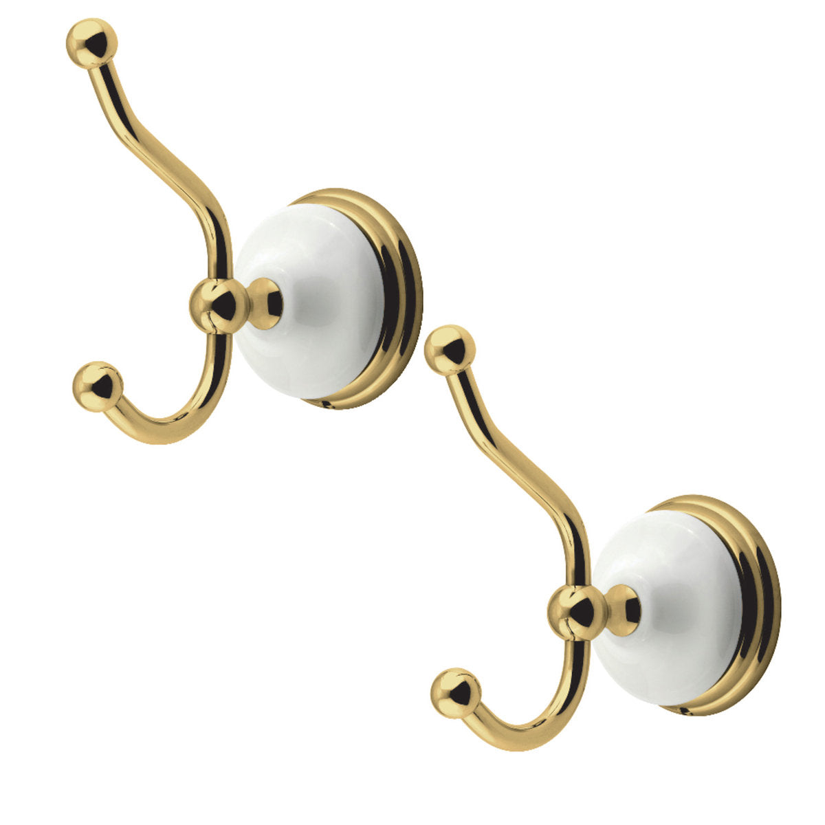 Kingston Brass Victorian Robe Hook (Set of 2) BAK1117PB