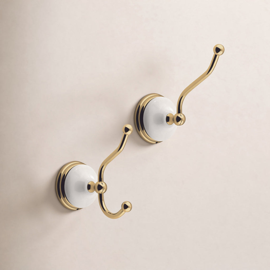 Kingston Brass Victorian Robe Hook (Set of 2) BAK1117PB