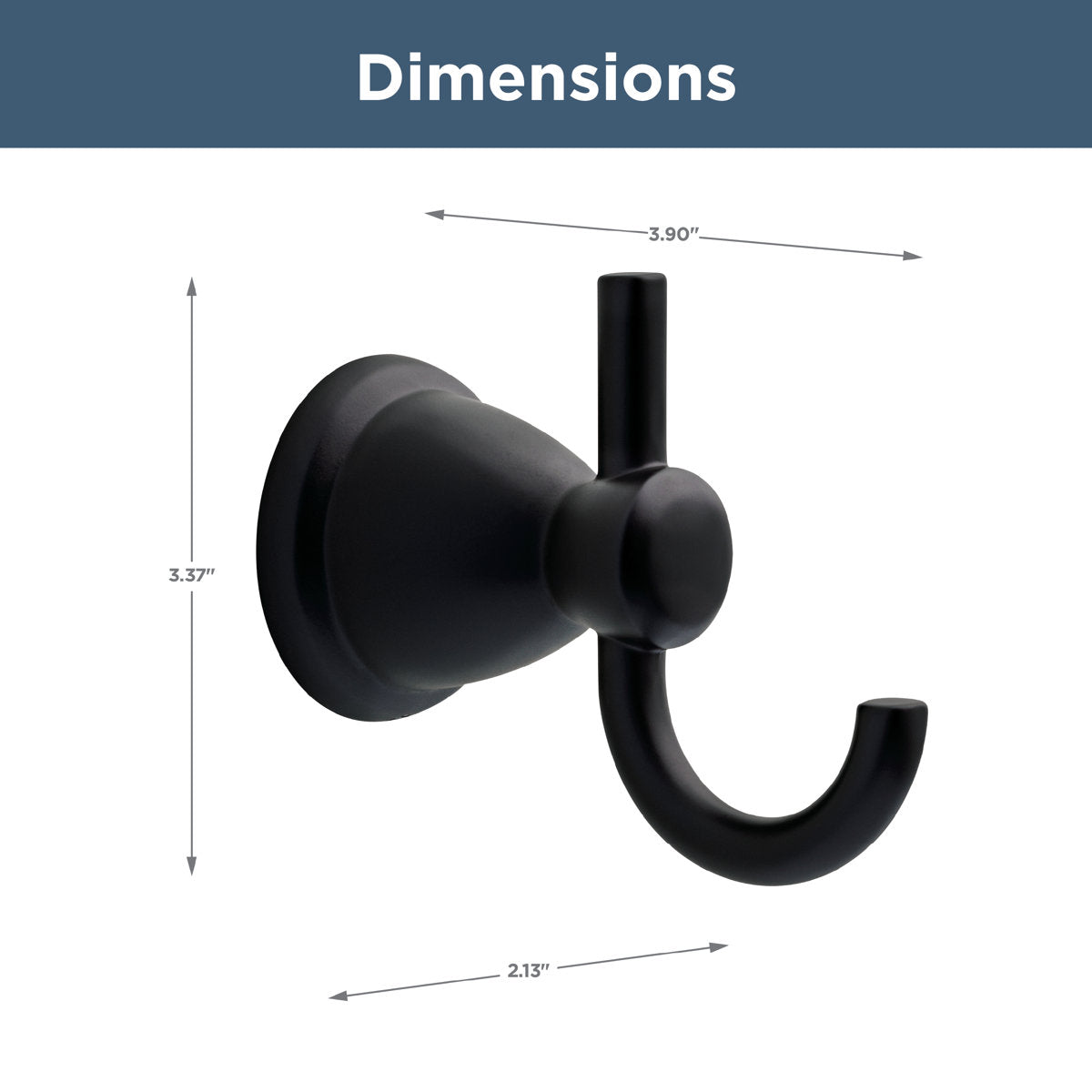 Kinla Wall Mounted Towel Hook KIN35-MB