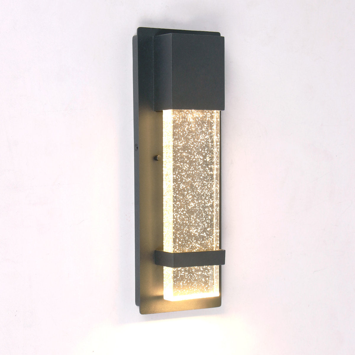 Klint Wall Light Led 12W Crystal Wall Sconce Outdoor Waterproof Black Dimmable