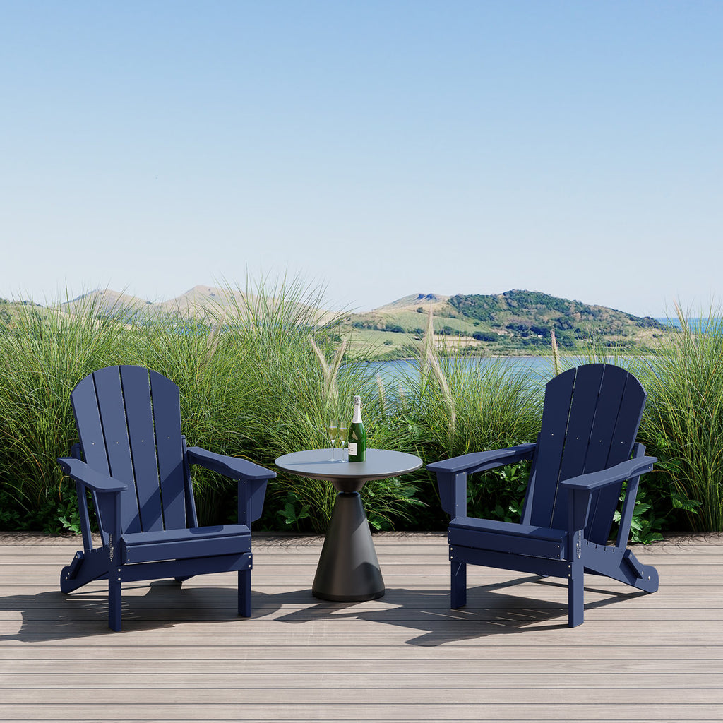 Laguna Foldable Outdoor Adirondack Set (Set of 2)