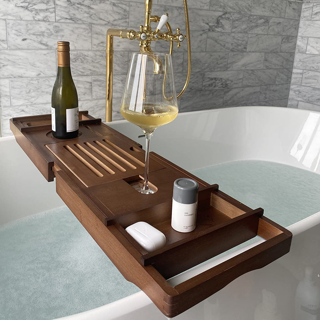Lashon Bamboo Bath Caddy