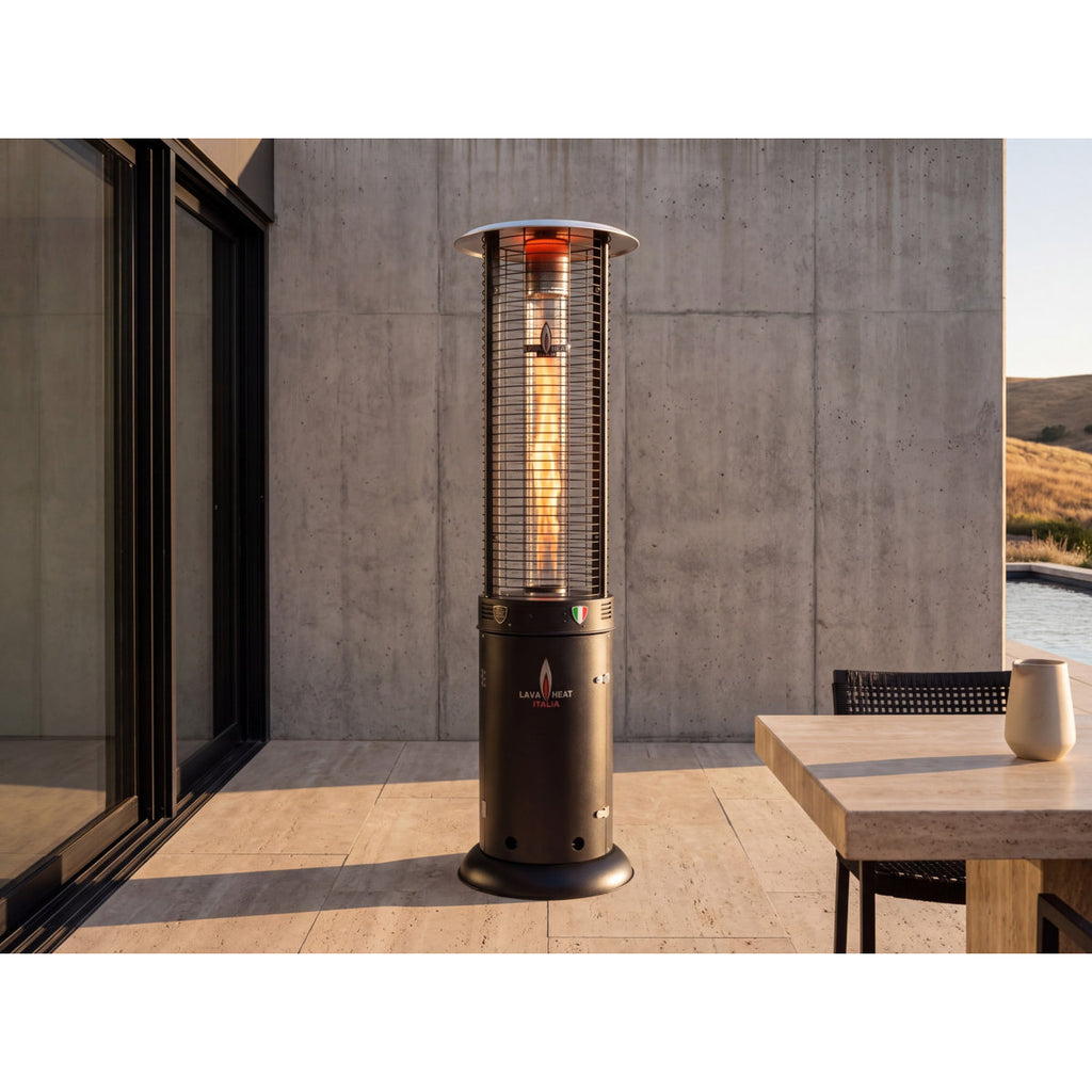 Lava Heat Italia Opus Lite Patio Heater - Stainless Steel, Liquid Propane (Flat-Pack)
