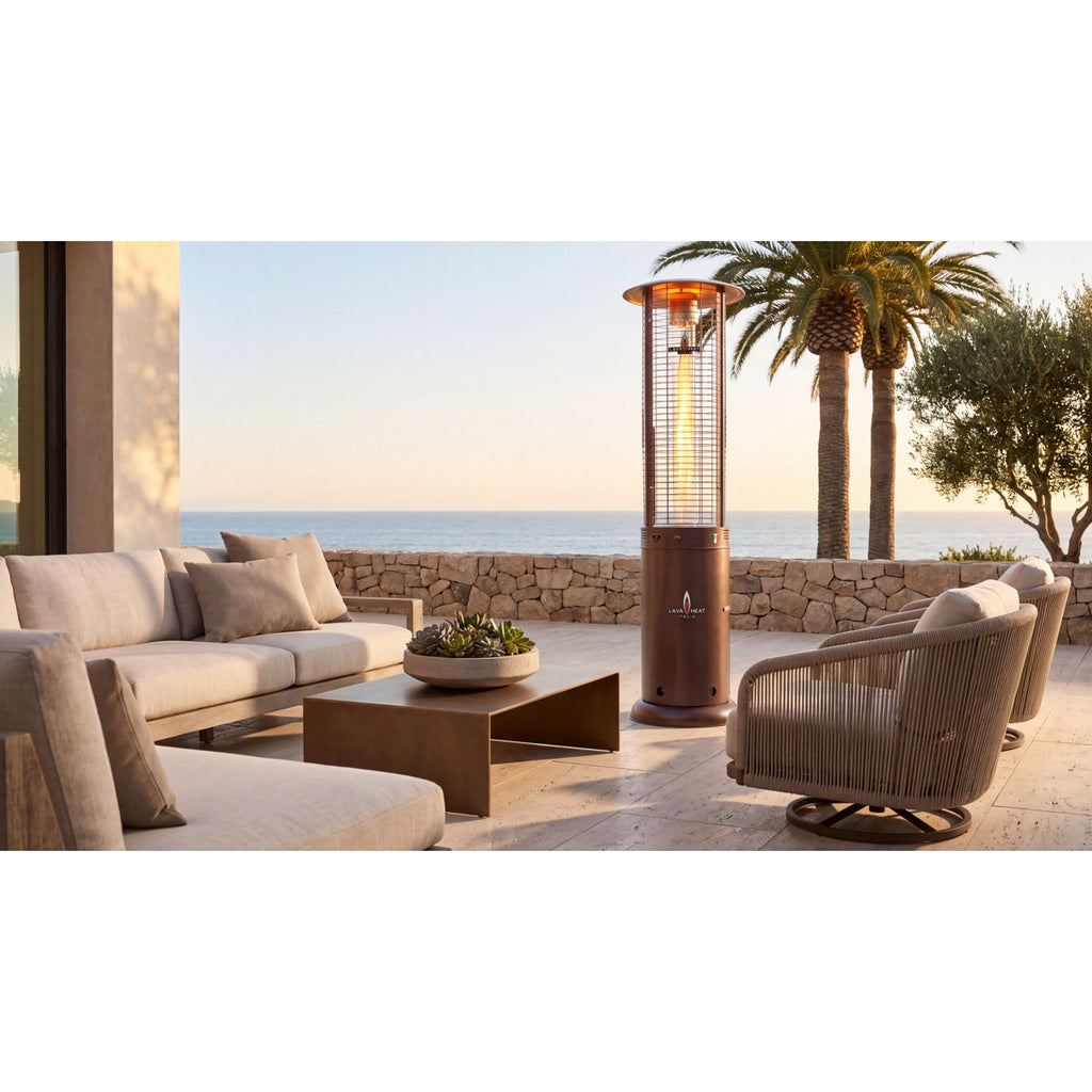 Lava Heat Italia Opus Lite Patio Heater - Stainless Steel, Liquid Propane (Flat-Pack)