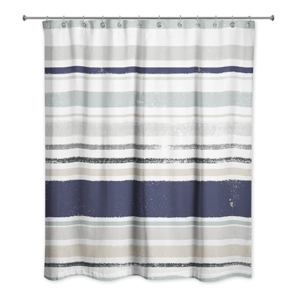 Lecuyer Striped Shower Curtain